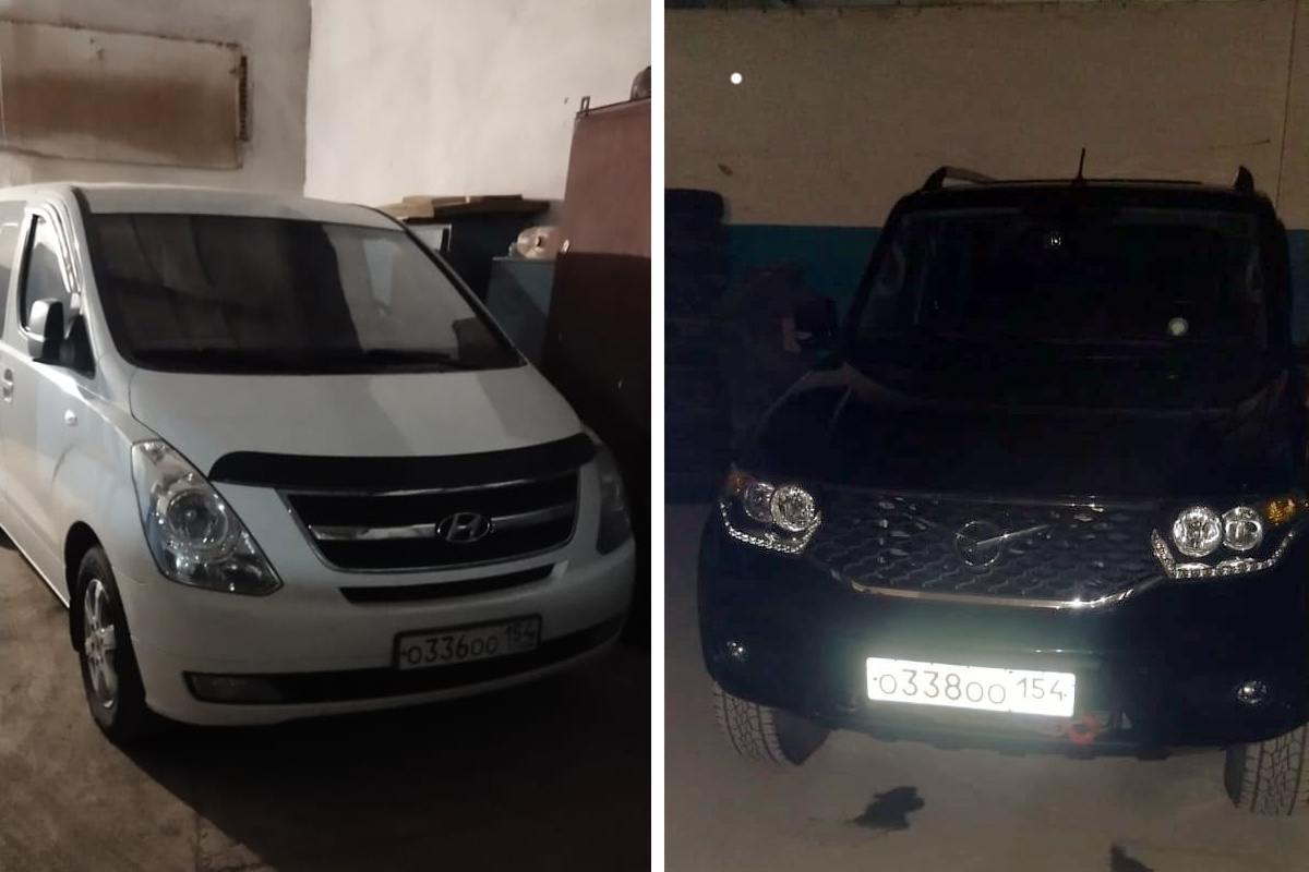 На фотографиях, которые прислали работники ГБУ НСО «Медтранс», в гараже скорой помощи стоят автомобили Управления контрактной системы