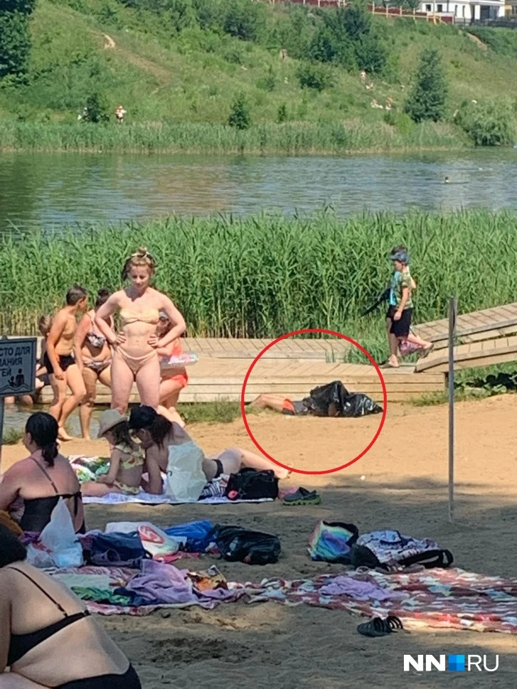 На мертвое тело около Щёлоковского озера купающиеся не обращали внимания