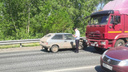 «Водитель потерял сознание»: в Самаре «восьмерка» врезалась в КАМАЗ