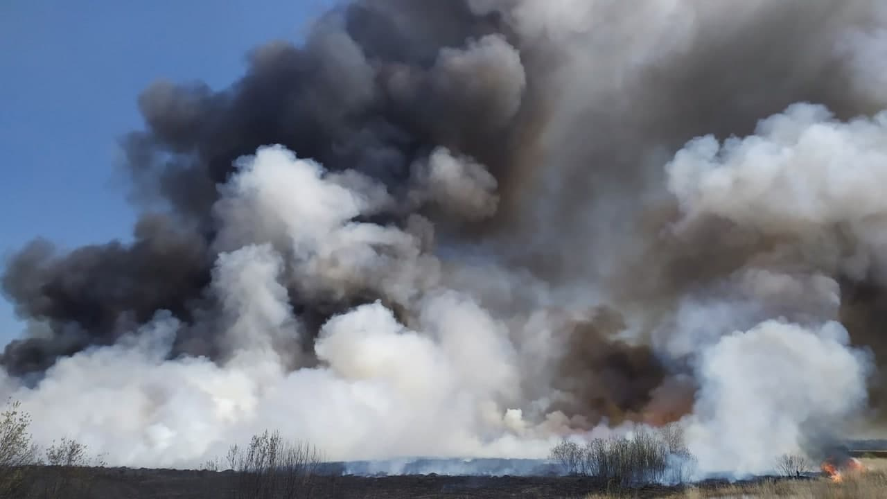 Карта распространения пожаров в тюменской области