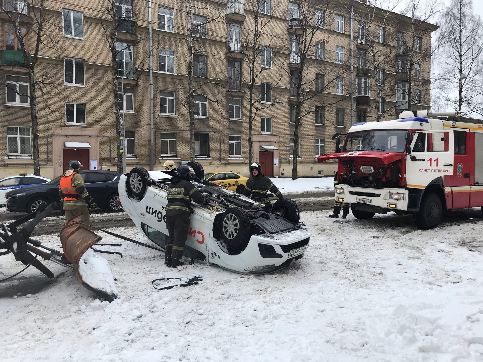 Авария в Санкт Петербурге