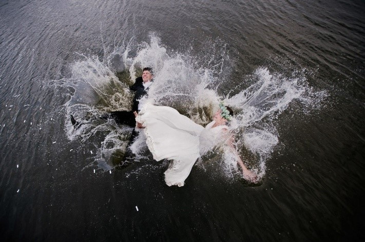 А вы бы решились так шокировать гостей на своей свадьбе?