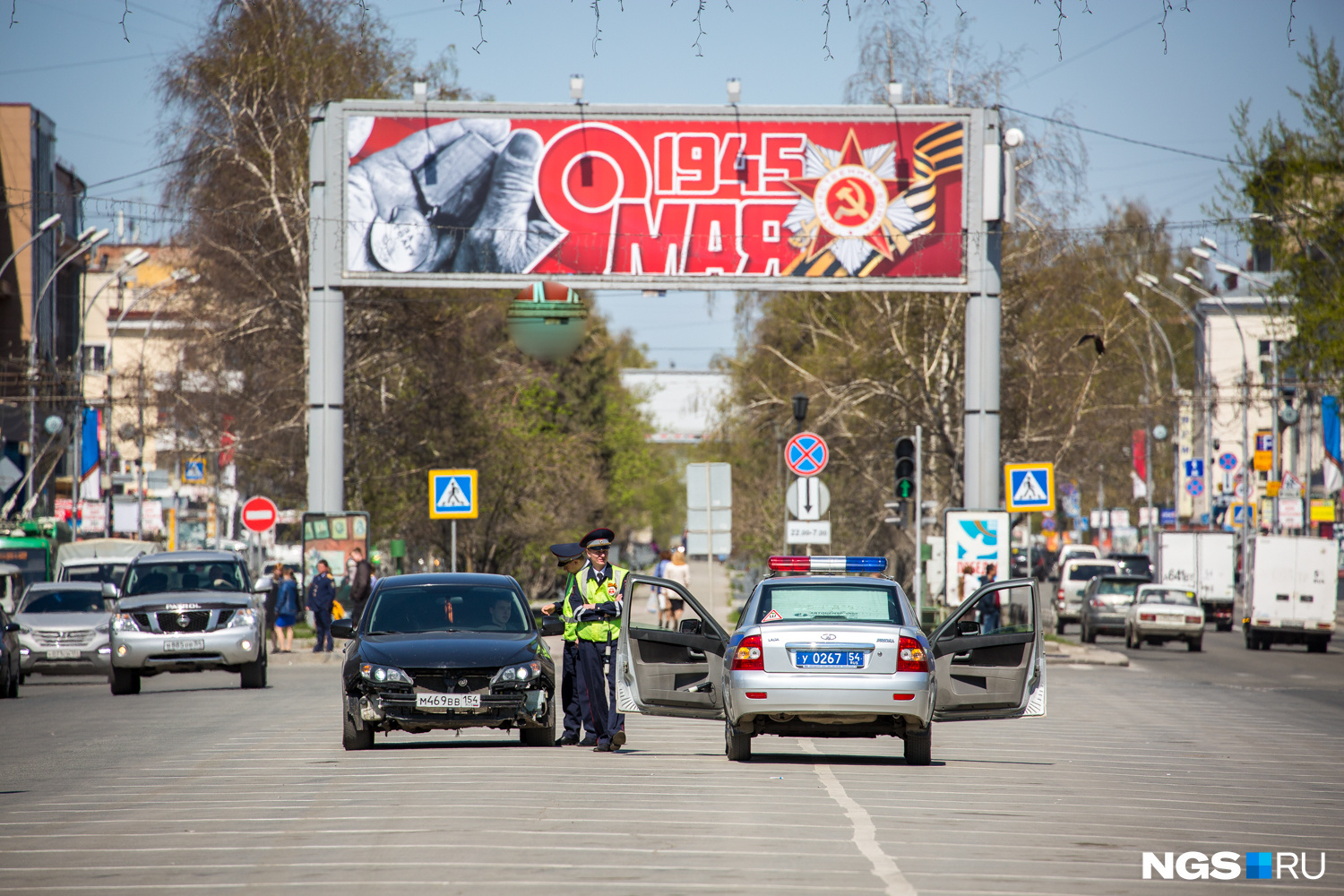 Карта парада 9 мая новосибирск