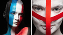 Футбол и красота. Творческие архангелогородки превратили моделей во флаги, вдохновившись ЕВРО2020