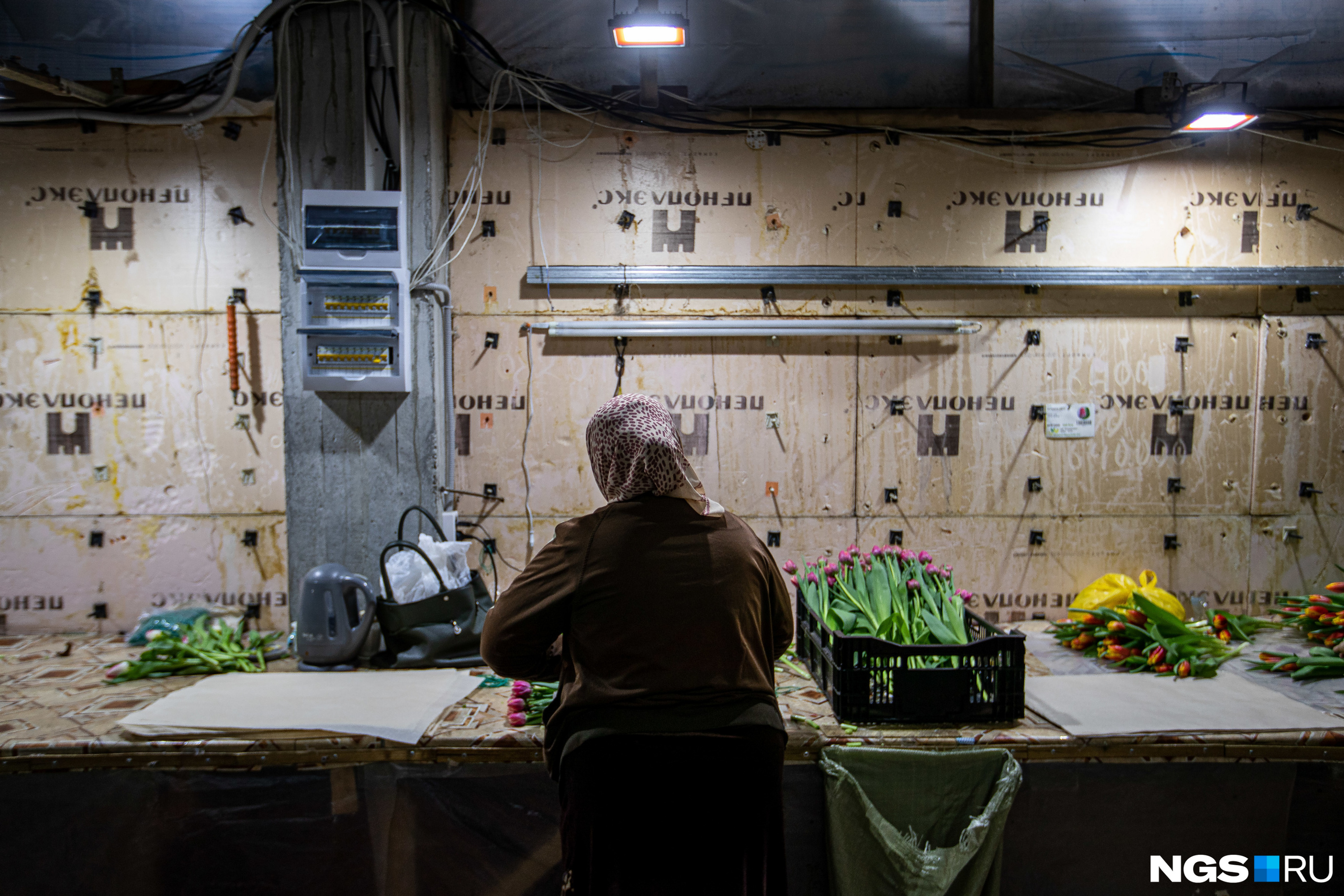 Традиционный цветочный ажиотаж для Александра уже спал — остатки тюльпанов (самые поздние сорта) он отгрузит последним покупателям, часть цветов уйдет в его салон, а освободившееся от тюльпанов место займет цветочная рассада. Это его основной бизнес