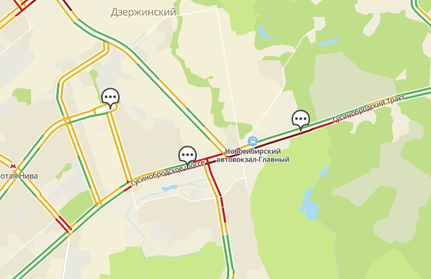 Карта м11 с километровыми отметками