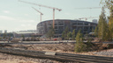 Новосибирские «Сокольники» завершили на 47% — посмотрите, как выглядит строящийся парк у нового ЛДС
