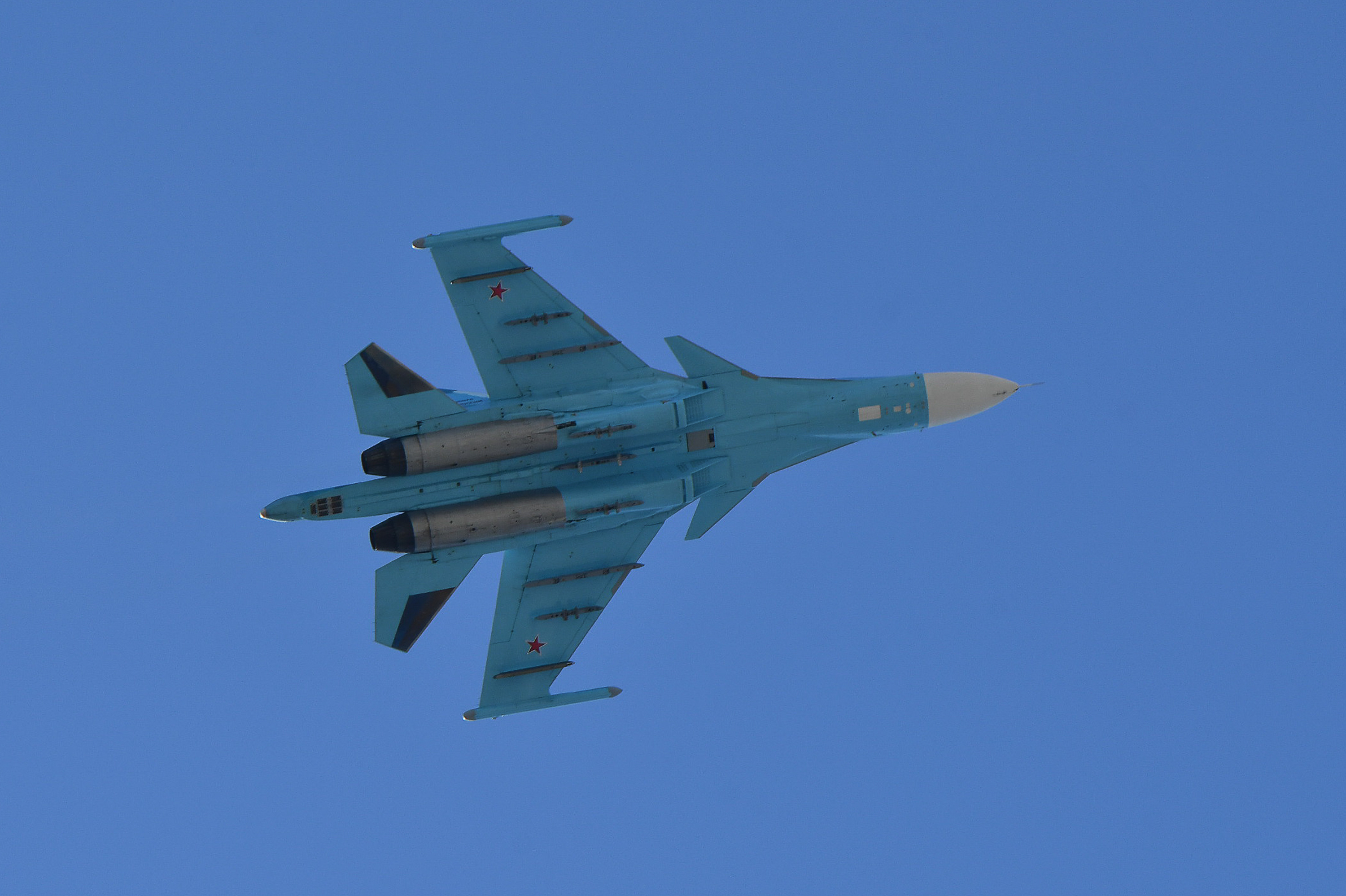В Северной Осетии разбился истребитель Су-34