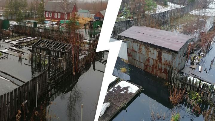 «Вокруг черная вода, из дома не выйти»: жителей Маймаксы затопило канализационными стоками