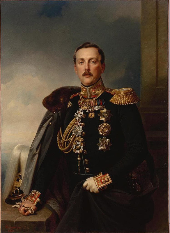 портрет внука генералиссимуса Суворова, князя, губернатора Риги