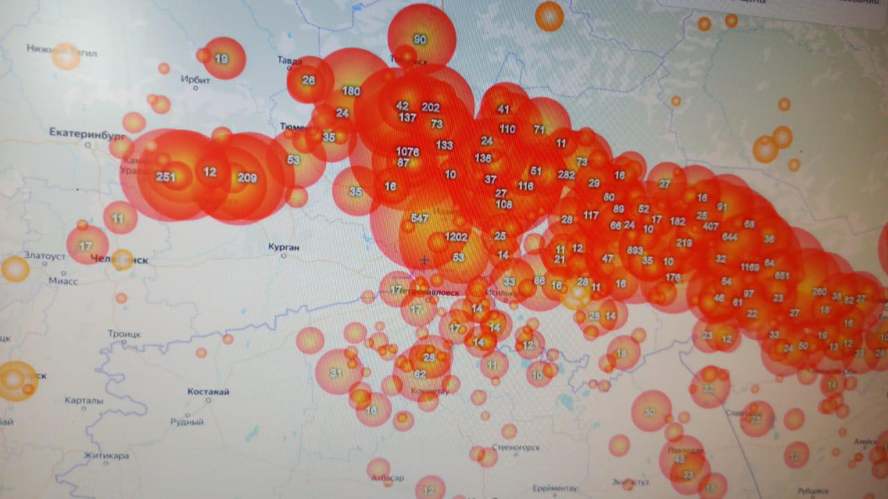 Тюменская область и Сибирь также страдают от лесных пожаров