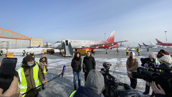 Авиакомпания «Россия» назвала свой Superjet в честь южноуральского города
