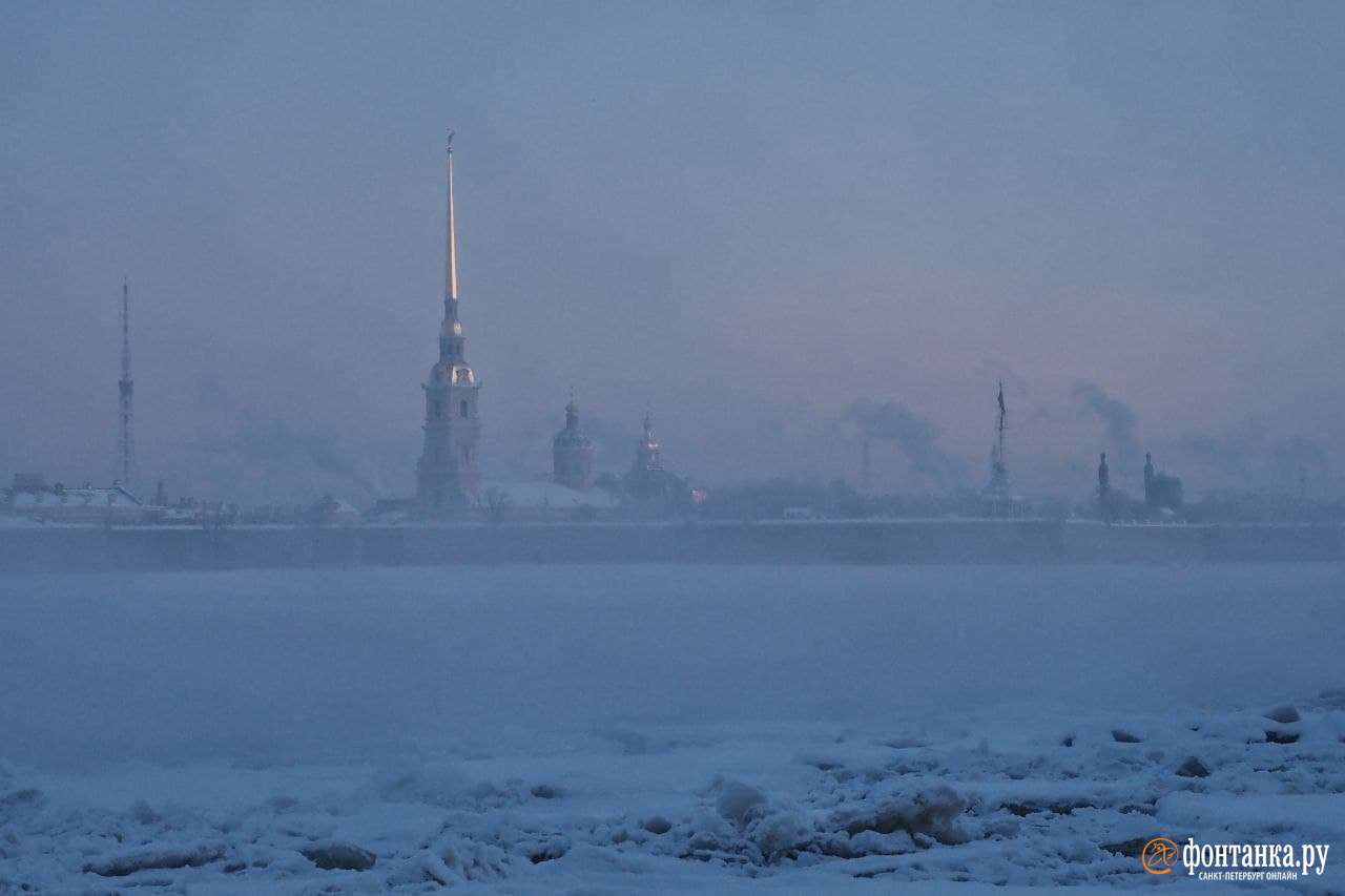 Зима в Петербурге Нева