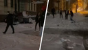 В центре Новосибирска избили лежачего <nobr class="_">мужчину —</nobr> его пнули ногой по голове