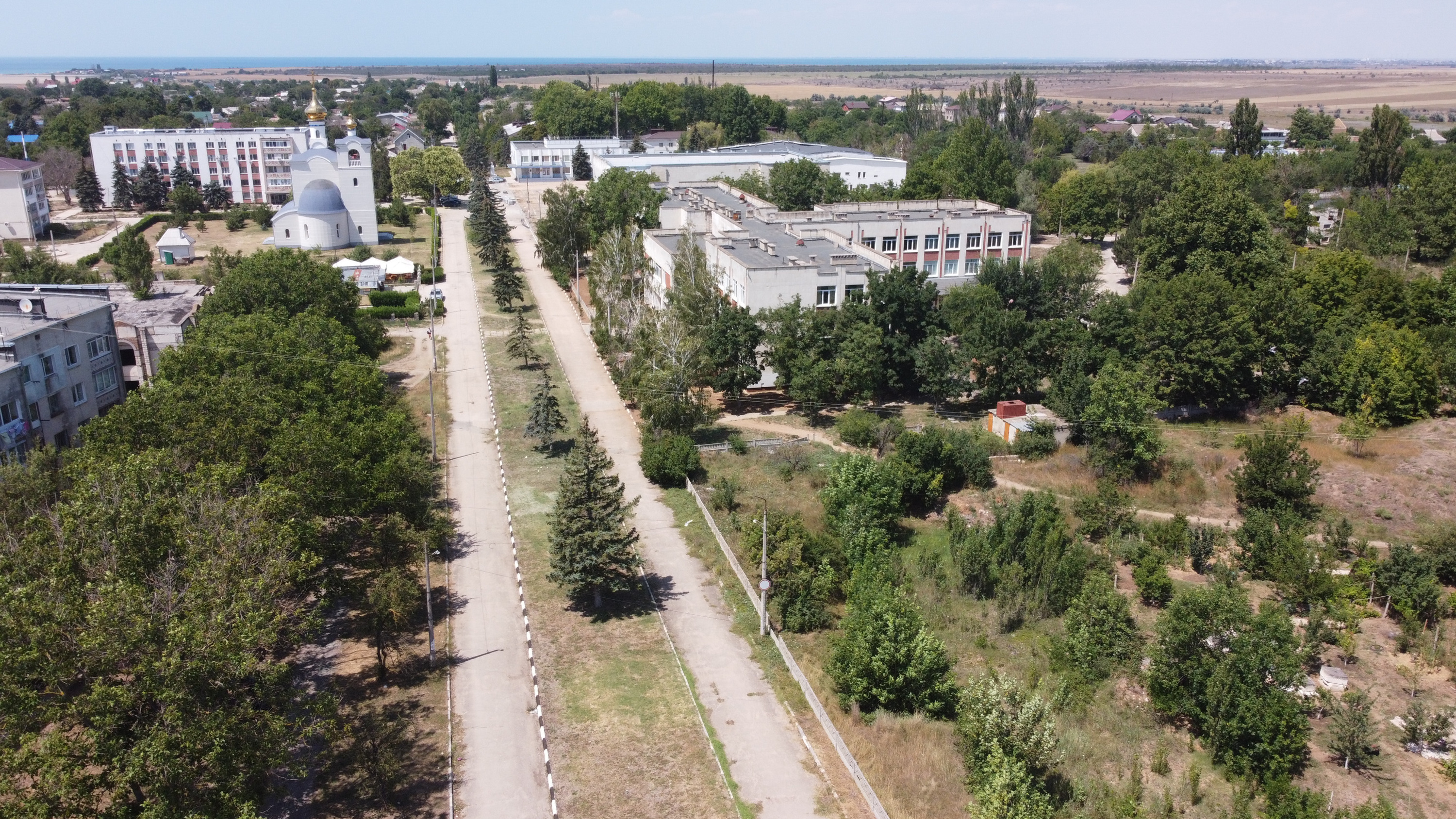 Поселок фрунзе крым. Сакский квартал Фрунзе.