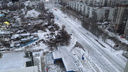 Снег в конце апреля пошел в Новосибирске