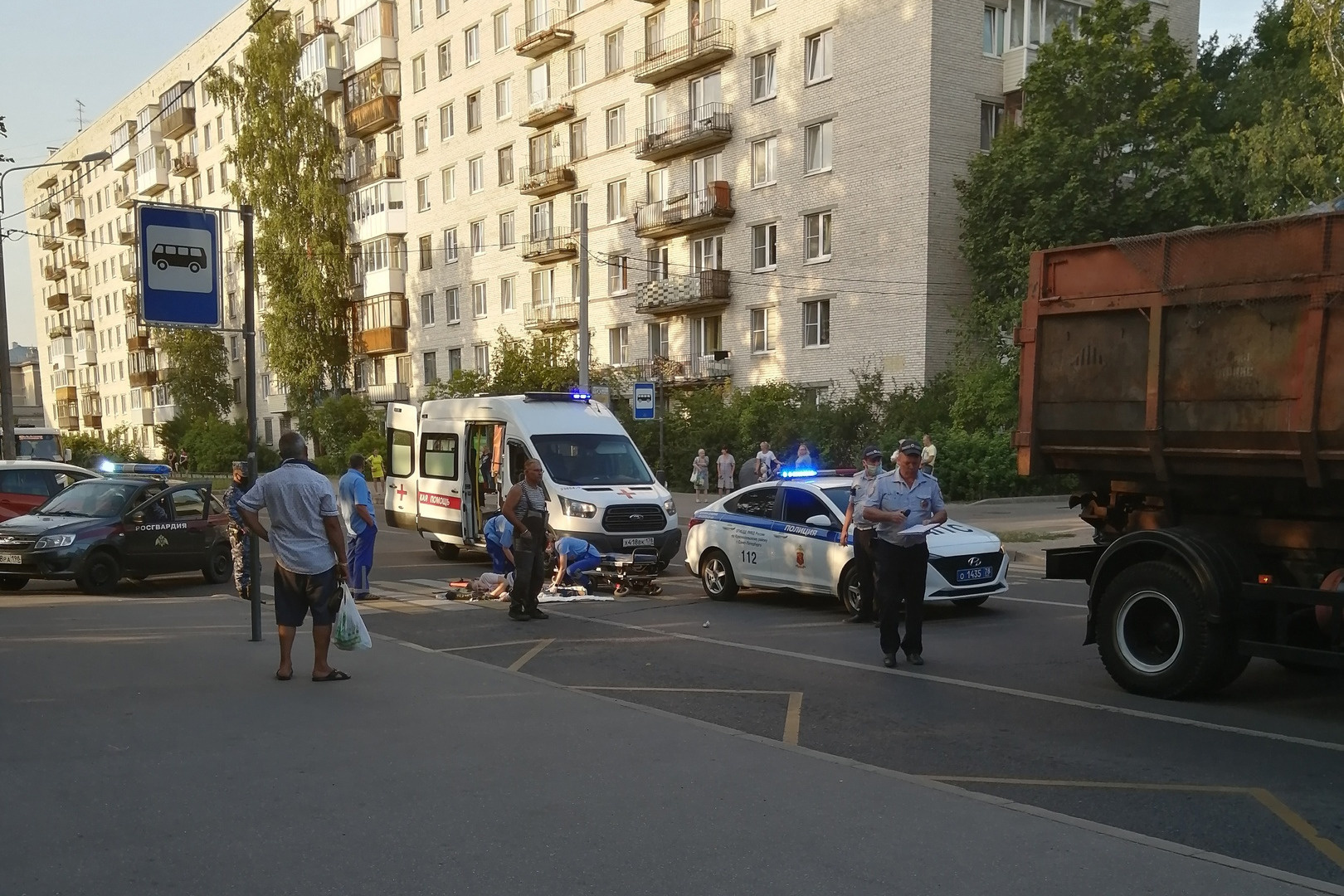 В санкт петербурге сбили