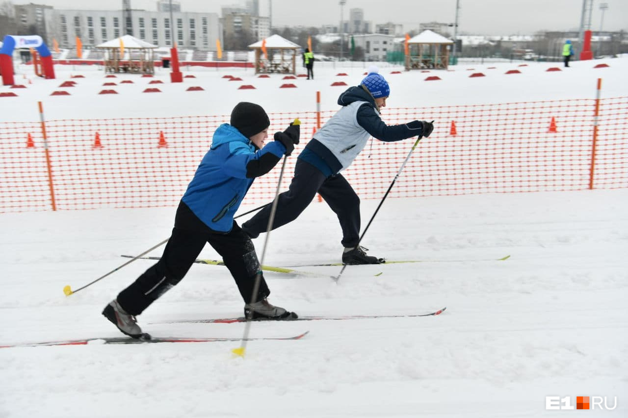Тепло, которое пришло на Урал, сыграло лыжникам на руку
