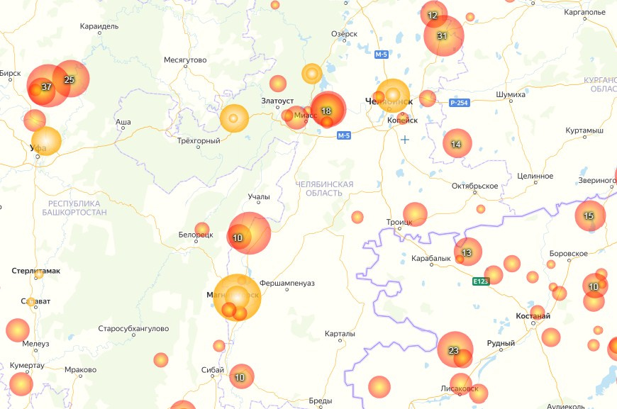 Карта пожаров в башкортостане