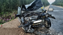 Двое жителей Архангельской области погибли при столкновении автомобиля с экскаватором