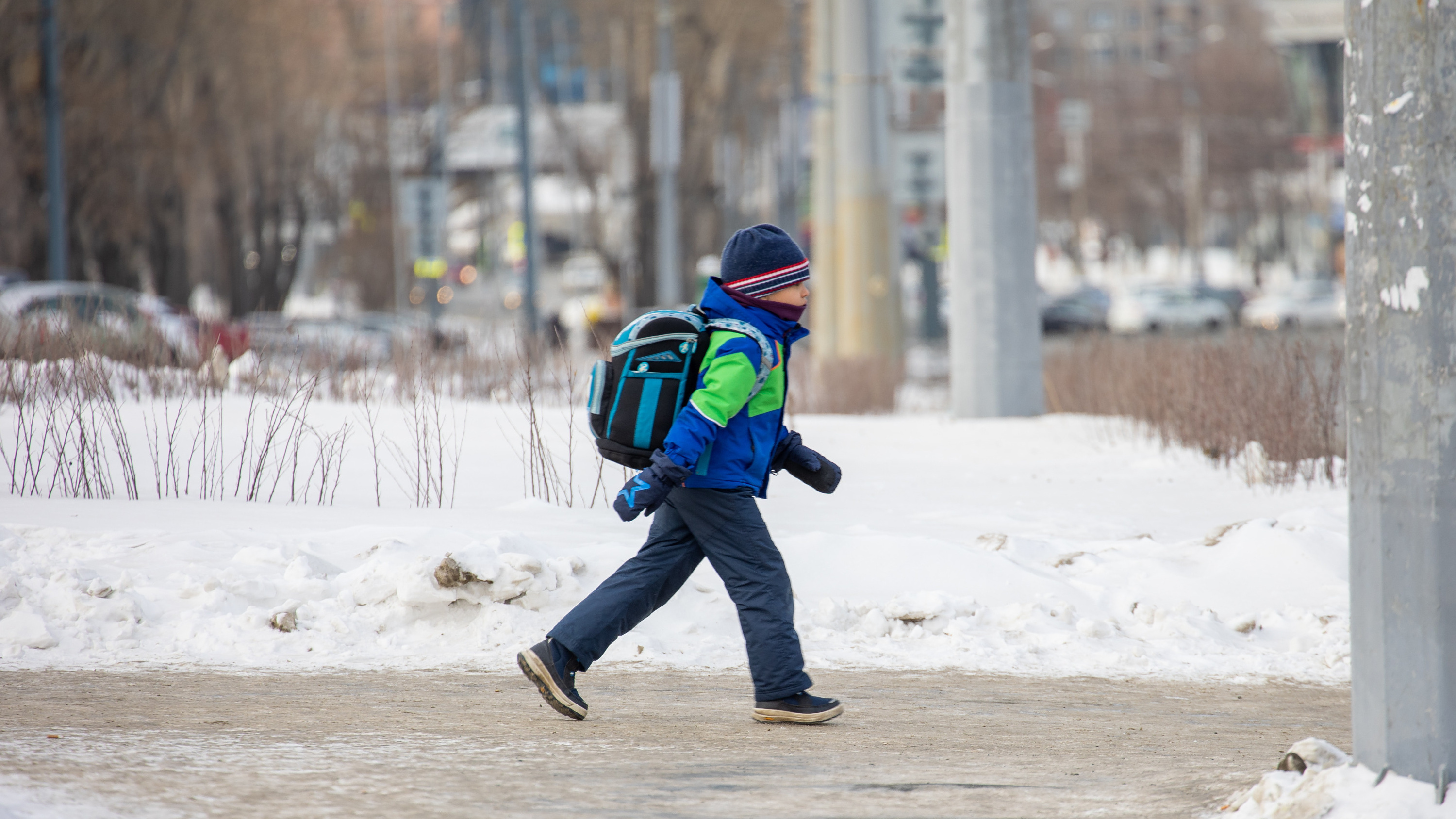 В школах Челябинска отменили уроки из-за метели и мороза