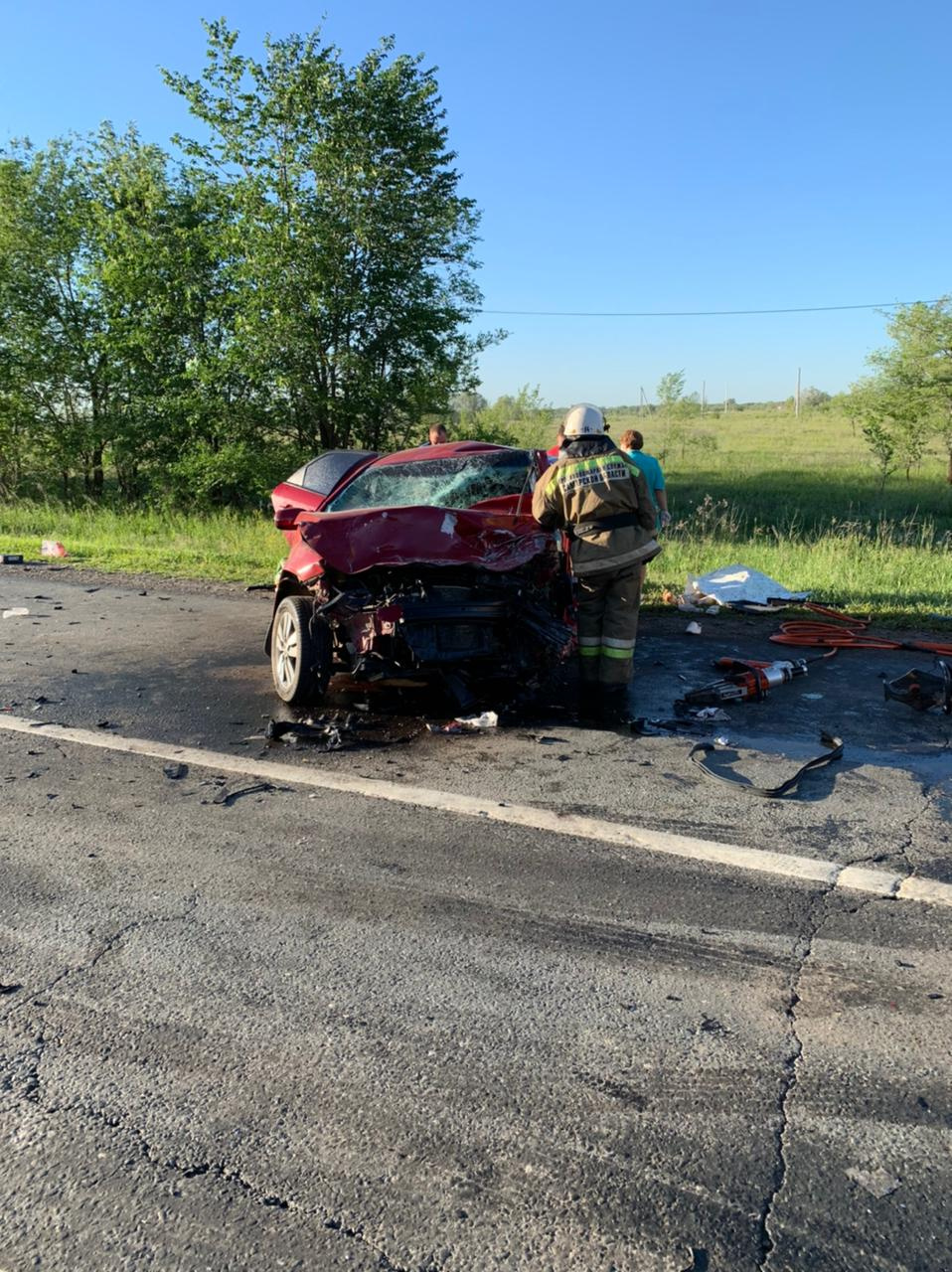 Под Самарой в ДТП на трассе погибли три человека - 19 июня 2021 - 63.ру