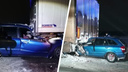 Смертельное ДТП на новосибирской трассе: «Мазда» залетела под грузовик