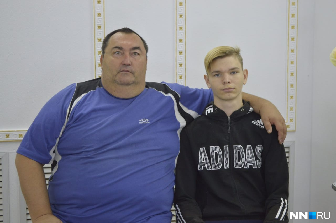 Эдуард Евсеев с сыном