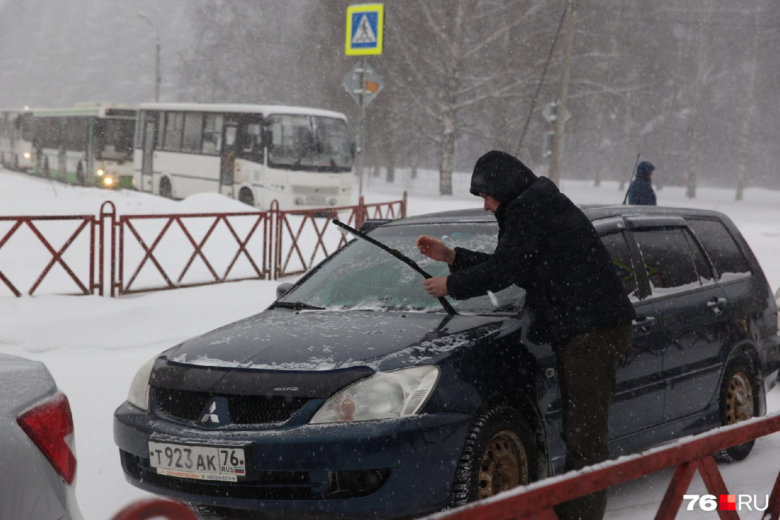 Снегопад в ярославле