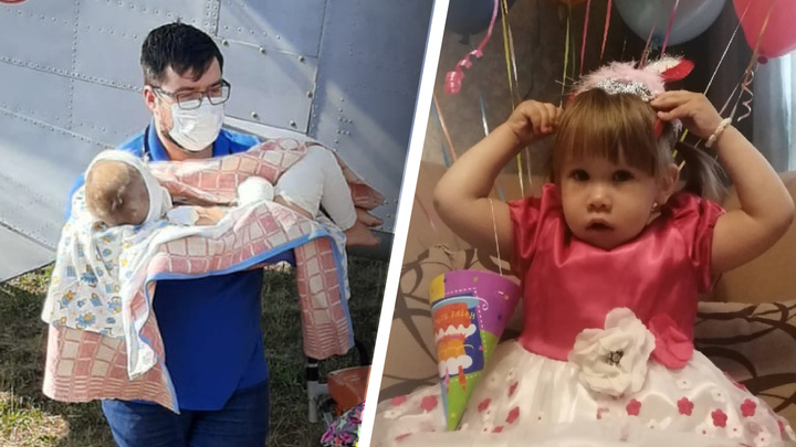 Из больницы в Екатеринбурге выписали трехлетнюю Алену, чудом выжившую в кошмарном ДТП под Саратовом