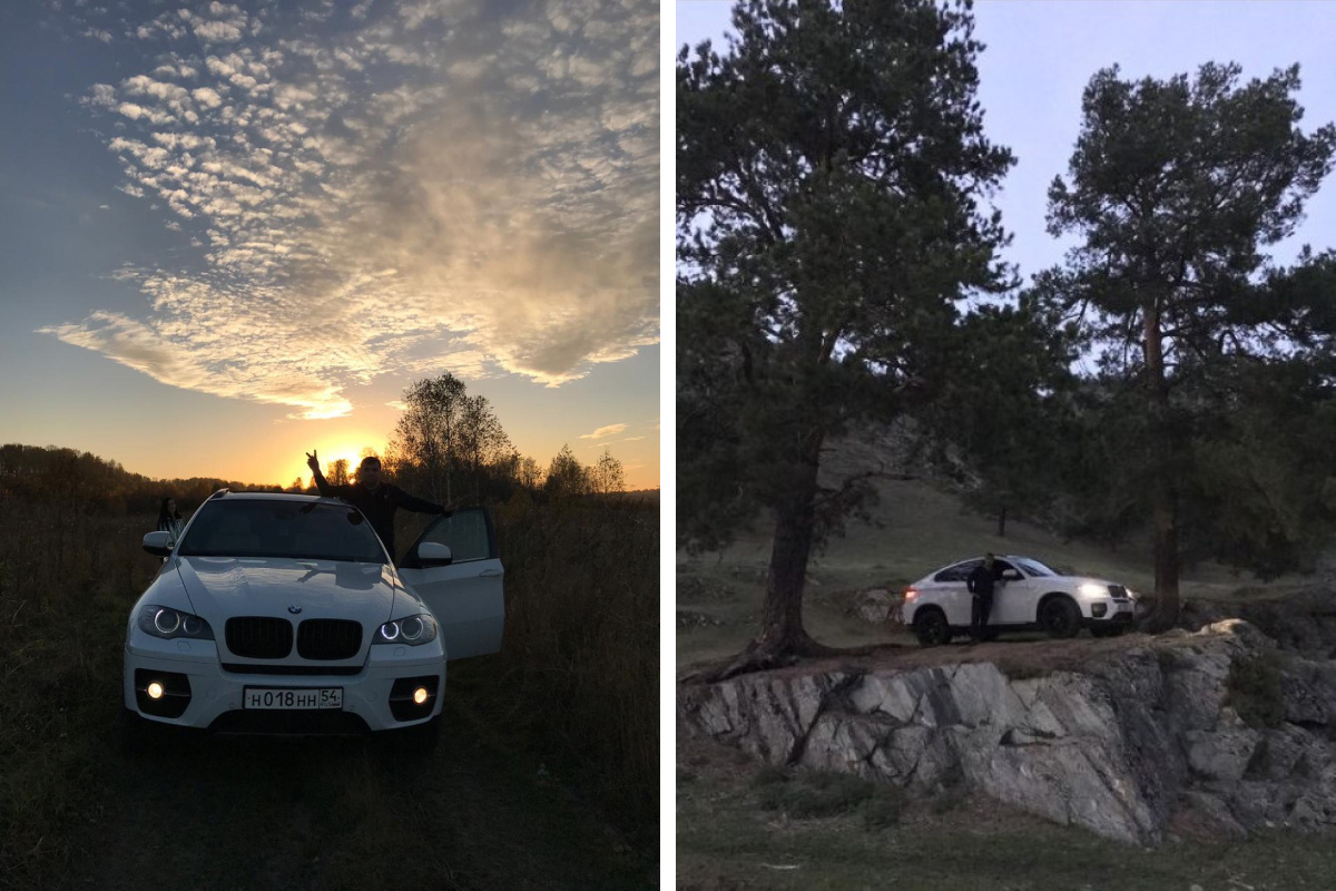 Фотографии с белым BMW X6 Ясин размещал даже на аватарке своих страничек в соцсетях