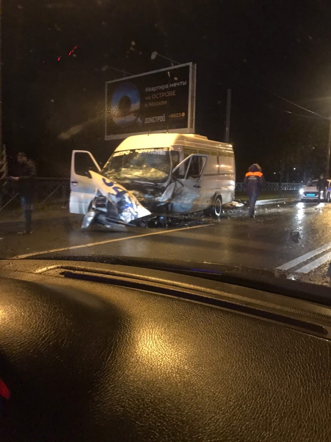 Смертельное ДТП с маршруткой в Петербурге началось с выезда на встречку 22  октября 2021 года - 22 октября 2021 - ФОНТАНКА.ру