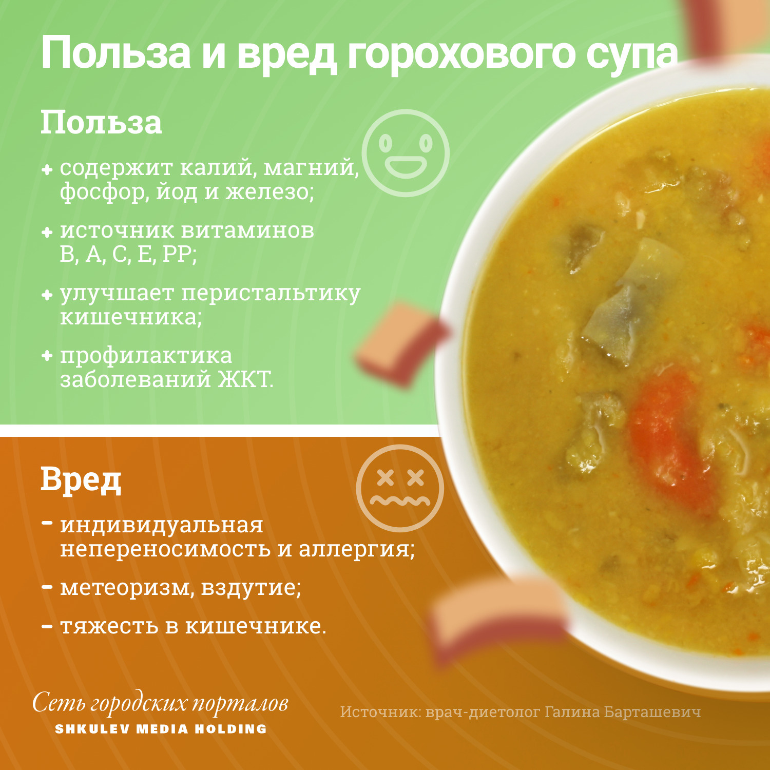 С какого возраста можно давать детям гороховый суп?