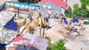 В Ростове на Клубной рухнул автокран. Поврежден газопровод