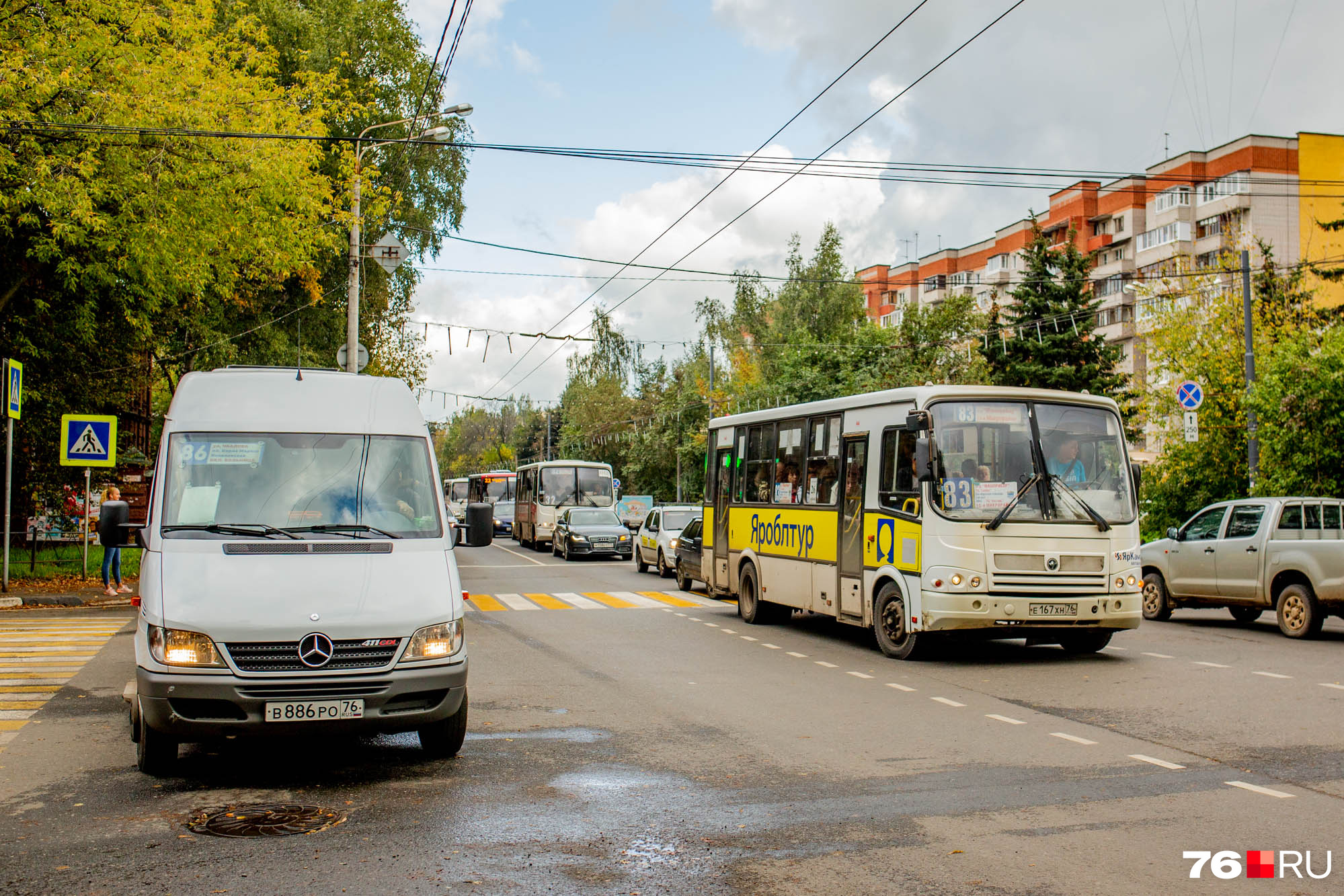 Раньше в Ярославле маршрутки были самым распространенным видом общественного транспорта