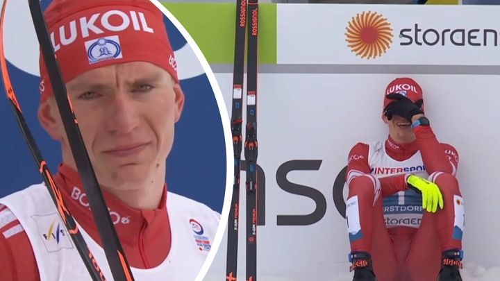 Слезы Большунова: представляющий Поморье лыжник расплакался после гонки на чемпионате мира