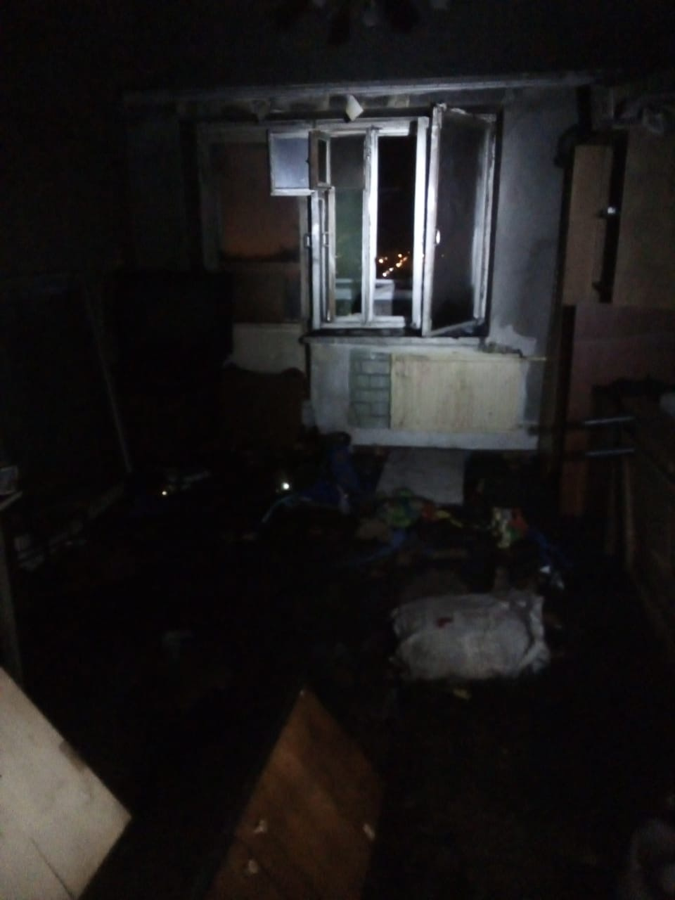 Фото из сгоревшей квартиры