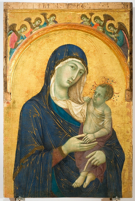«Мадонна с младенцем», Дуччо ди Буонинсенья,<br>1300–1305