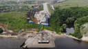 Работа не идет, а летит: строители моста у Климовки вышли на новый этап
