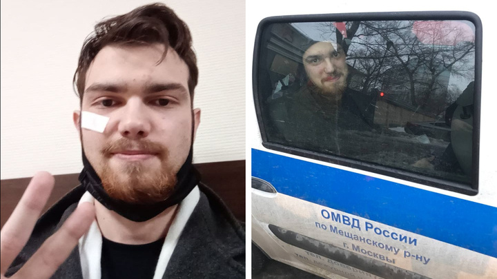 Красноярский активист 18 часов просидел в полицейской машине в Москве, ожидая места в спецприемнике