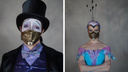 В честь премьеры НОВАТ нарядил артистов в золотые «медицинские» <nobr class="_">маски —</nobr> посмотрите 4 эффектных фото