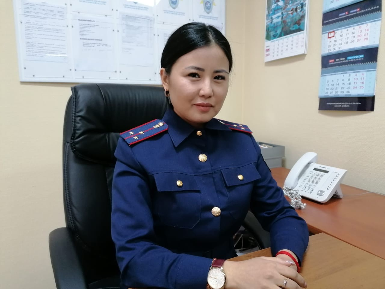 Старший сержант полиции Ольга Зенина