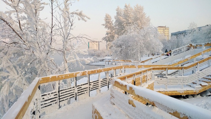 К концу праздничных выходных в Красноярске похолодает до -30 градусов
