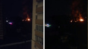 «Было несколько взрывов»: под Новосибирском сгорел <nobr class="_">склад —</nobr> видео пожара