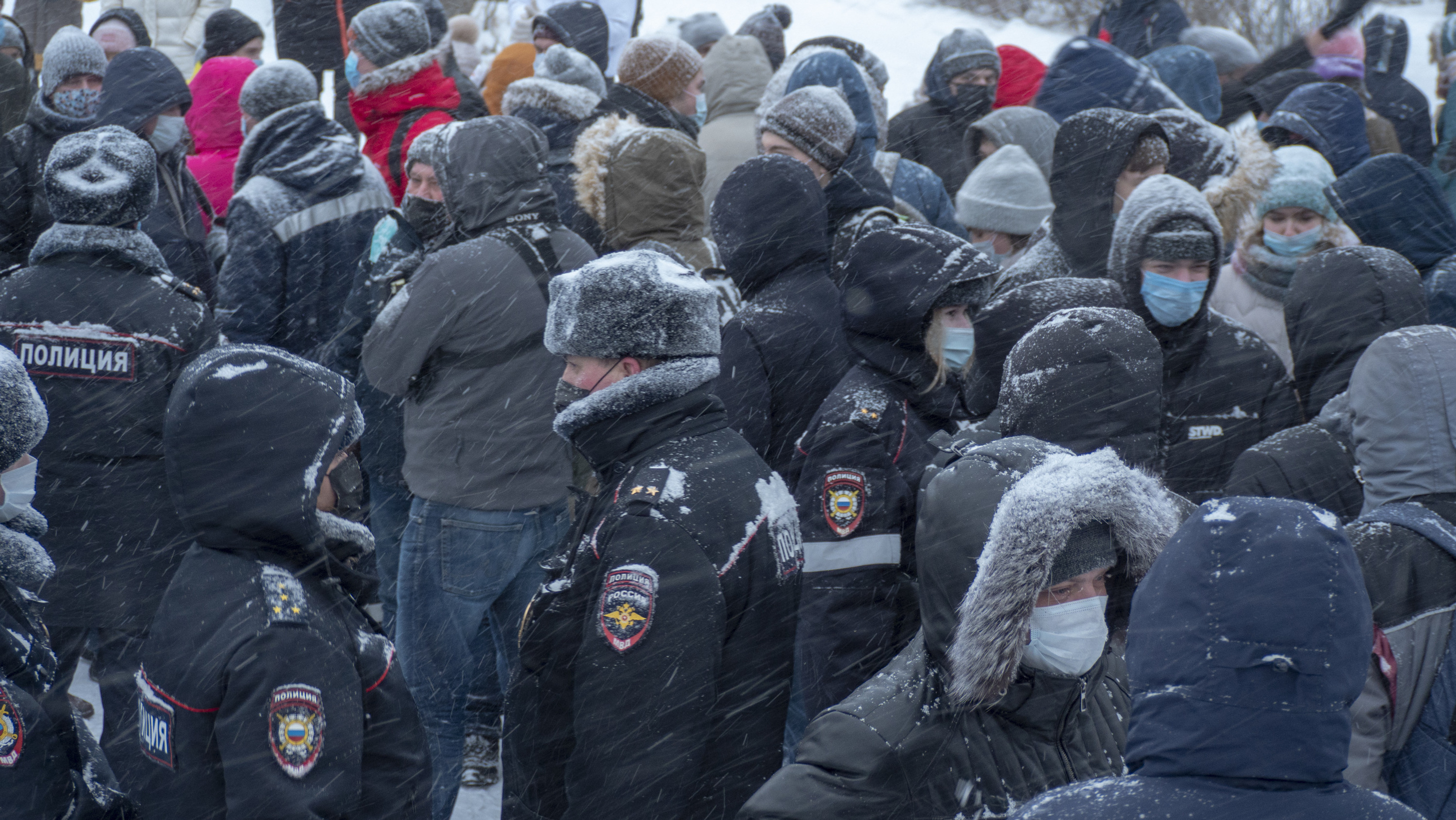 Протесты в России хоровод.