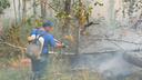 Лесные пожары на Урале тушат больше 100 человек, но огонь все равно распространяется