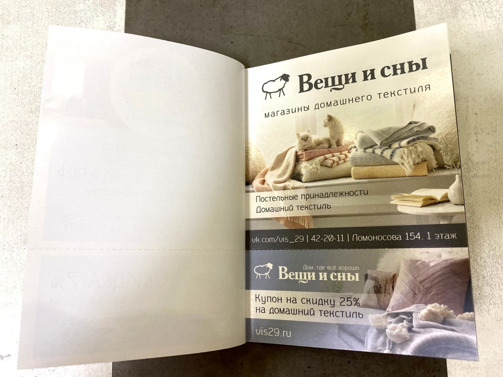 Вот такой буклет с выгодными предложениями по ремонту в Архангельске получает каждый клиент «Академии мебели» Вот такой буклет с выгодными предложениями по ремонту в Архангельске получает каждый клиент «Академии мебели»