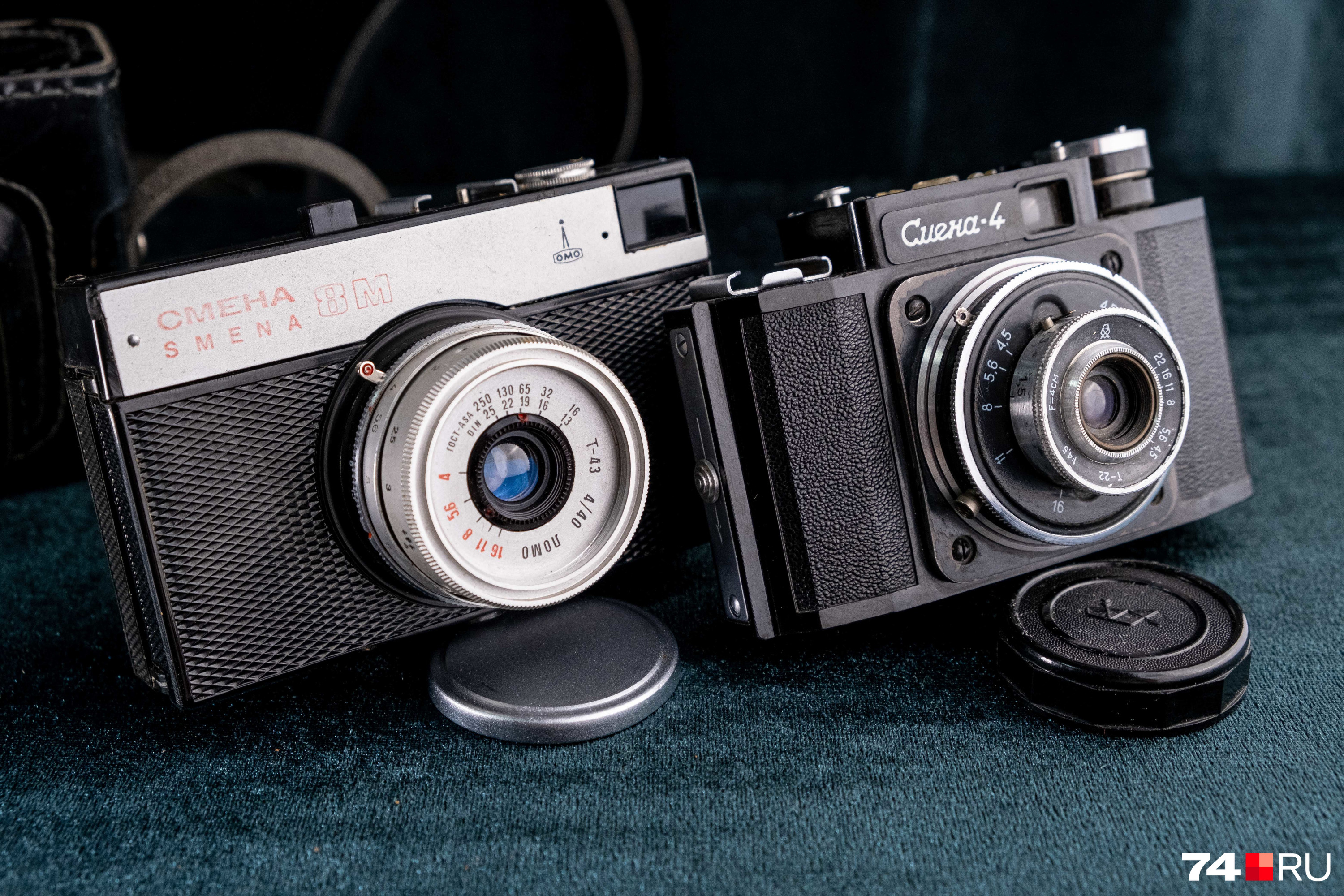 Массовыми были и советские шкальные фотоаппараты «Смена»