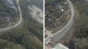 Новосибирцы встали в 10-километровую пробку на подъезде к городу — видео вереницы машин с высоты