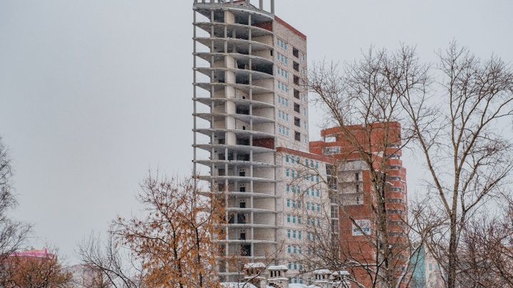 В Перми ищут подрядчика для обследования 22-этажного долгостроя на Екатерининской